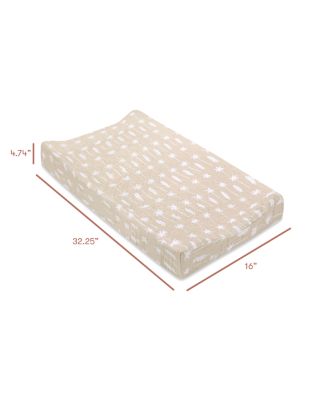 Quilted Changing Pad Cover in GOTS Certified Organic Muslin Cotton