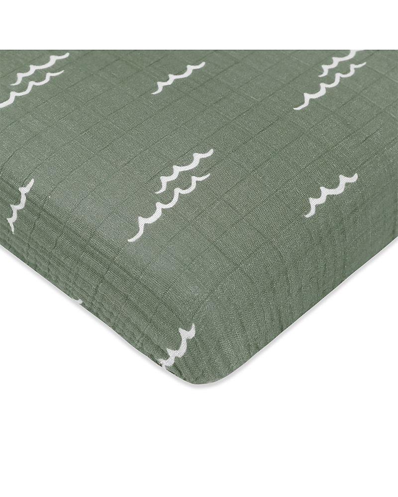 Babyletto Mini Crib Sheet in Gots Certified Organic Muslin Cotton