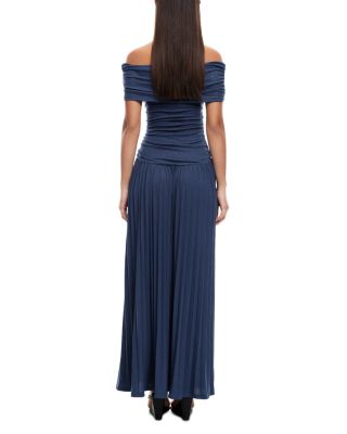 Field Of Dreams Off-the-Shoulder Maxi Dress
