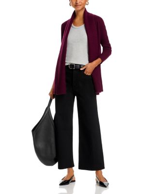 Shawl-Collar 100% Cashmere Cardigan - Exclusive