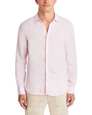 Giles Linen Classic Fit Button Down Shirt