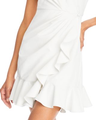 Zenni Ruffled Wrap Dress