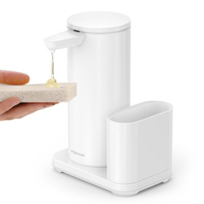 14oz Sensor Pump, Touch-free Hand Soap Dispenser with Sponge Caddy