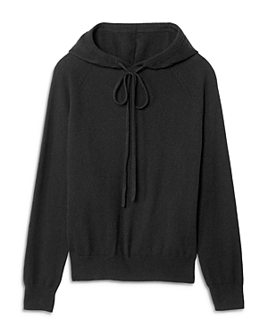 Sferra Intimita Cashmere Hooded Sweatshirt In Black