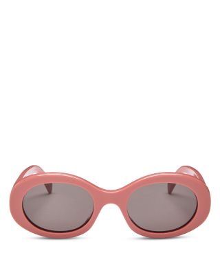 Triomphe Oval Sunglasses, 52mm