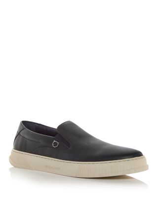 Ferragamo - Men's Slip On Leather Sneakers