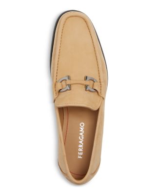Men's Grandioso Gancini Bit Suede Loafers