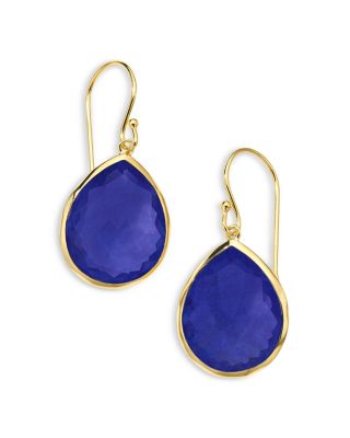 IPPOLITA - 18K Yellow Gold 18K Rock Candy&reg; Lapis Doublet Medium Teardrop Earrings