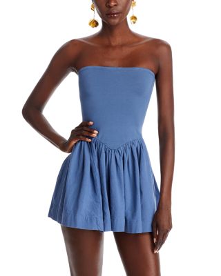 Free People Onda Drop Waist Mini Dress