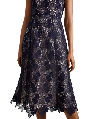 Hannah Lace Midi Dress