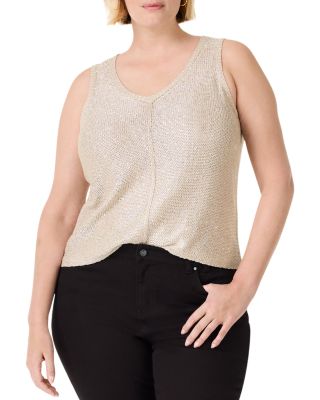 Nic+Zoe Plus Subtle Sparkle Tank Top