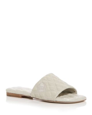 Burberry - Women's Quilted Slide Sandals