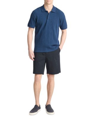 Variegated Texture Polo Shirt