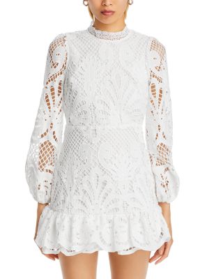 Long Sleeve Lace Dress - Exclusive