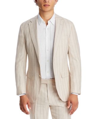 Boss L Harvers Striped Slim Fit Suit