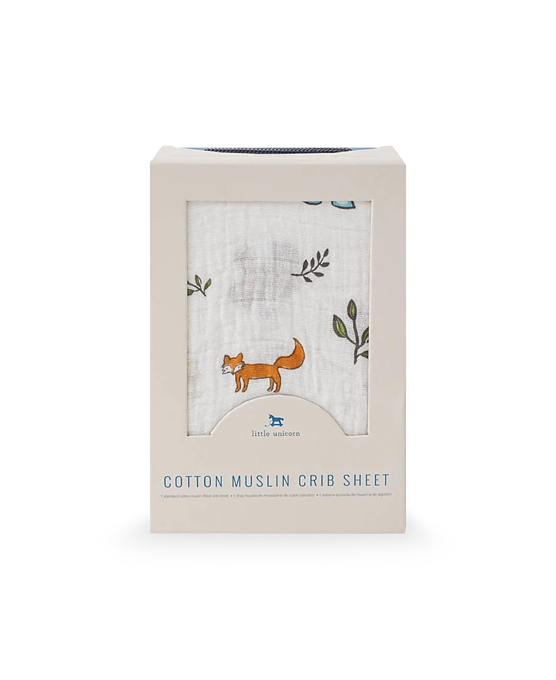Little Unicorn Unisex Cotton Muslin Crib Sheet