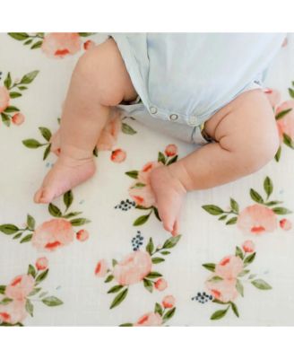 Unisex Cotton Muslin Crib Sheet - Baby