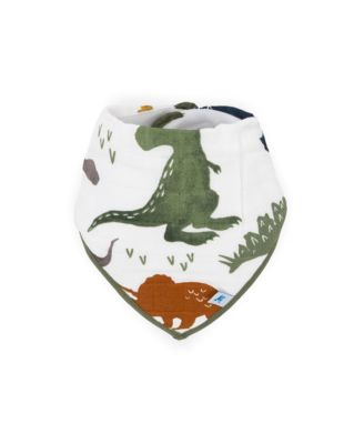 Unisex Cotton Muslin Bandana Bib 4 Pack - Baby