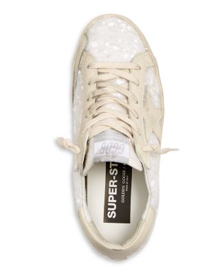 Women's Super-Star Sequin Embellished Low Top Sneakers 