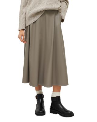 Marella - Lepanto Coated Midi Skirt