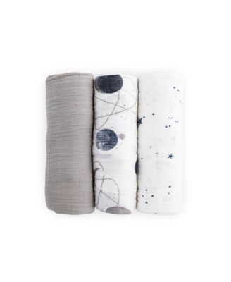 Unisex Cotton Muslin Swaddle 3 Pack - Baby