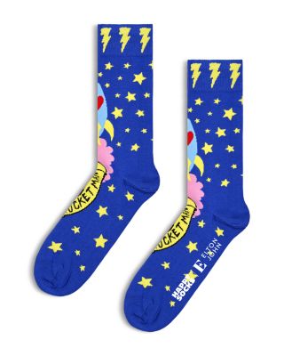 Elton John Printed Socks, Set of 3