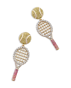 Baublebar Get Served Pave Tennis Drop Earrings In Multi