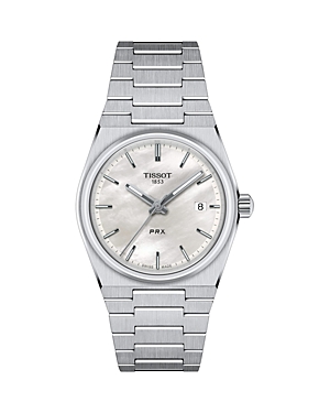 Tissot Prx Watch, 35mm In White/silver