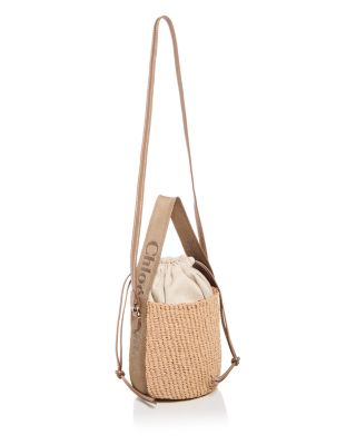 Woody Small Woven Basket Tote