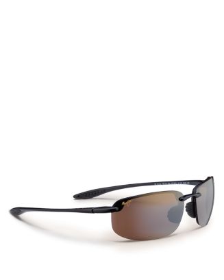 Maui Jim Hookipa Rimless Rectangular Sunglasses, 64mm