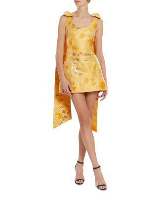 Markarian Gita Metallic Floral Mini Dress | Bloomingdale's Women