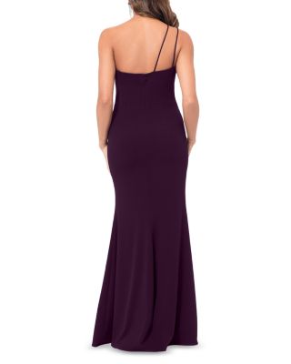 Single Shoulder Fitted Gown - Exclusive 