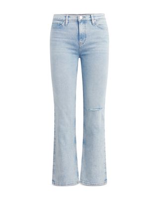 Remi High Rise Ankle Straight Jeans in Star Dust