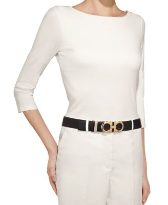 Women's Adjustable & Reversible Gancini Belt