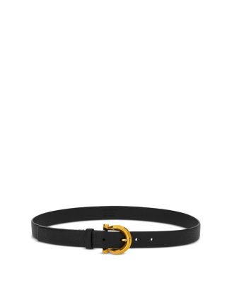 Ferragamo - Women's Gancini Buckle Leather Belt