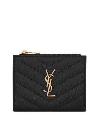 Saint Laurent Cassandre Matelasse Bi-Fold Wallet