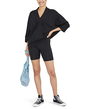 Hatch Collection The Early Days Maternity Nursing Friendly Sweatshirt In Black
