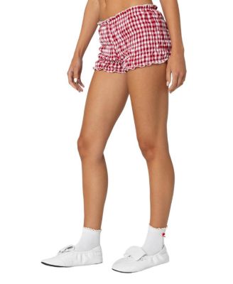 Gingham Scrunch Shorts