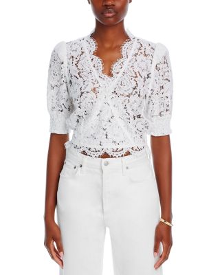Lizzie Lace Wrap Top