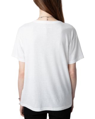 Mar Rhinestone Wings Tee