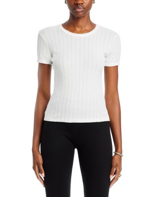 Pointelle Tee