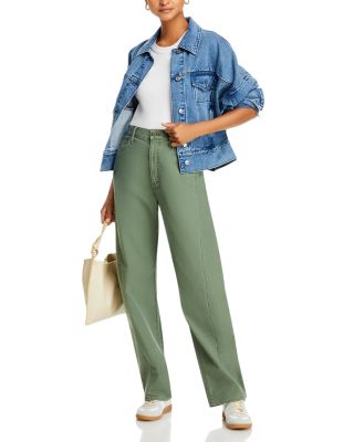 (レア希少)マミヤOP Peters Road Spruce PRB-34 MOTHER The Full Pipe Skimp High Rise Jeans in Roger That