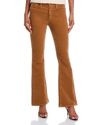 MOTHER - The Weekender High Rise Flared Jeans in Tobacco