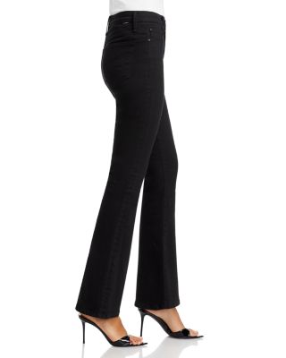 The Weekender High Rise Flare Jeans in Pitch