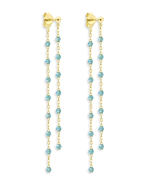 Gigi Clozeau 18k Yellow Gold Classic Gigi Dancing Earrings In Blue/gold