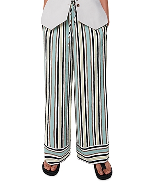 Whistles Vertical Stripe Nicola Trouser, Size 10 In Multicolor