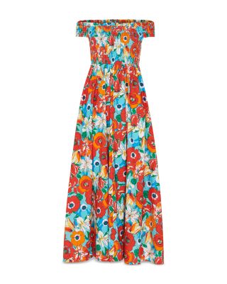 Blossom Tulips Bardot Dress