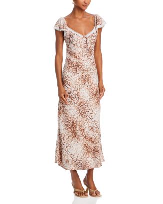 WAYF Melissa Lace Trim Maxi Dress | Bloomingdale's Women