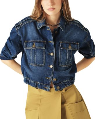 ba&sh Veste Bolso Denim Jacket | Bloomingdale's Women