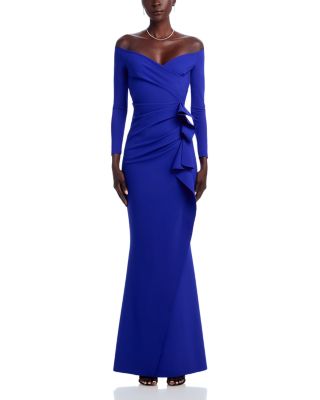 Silveria Side Ruffle Gown